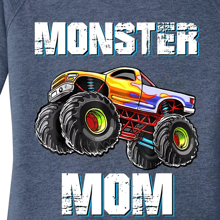 Monster Truck Mom Women's Perfect Tri Tunic Long Sleeve Shirt