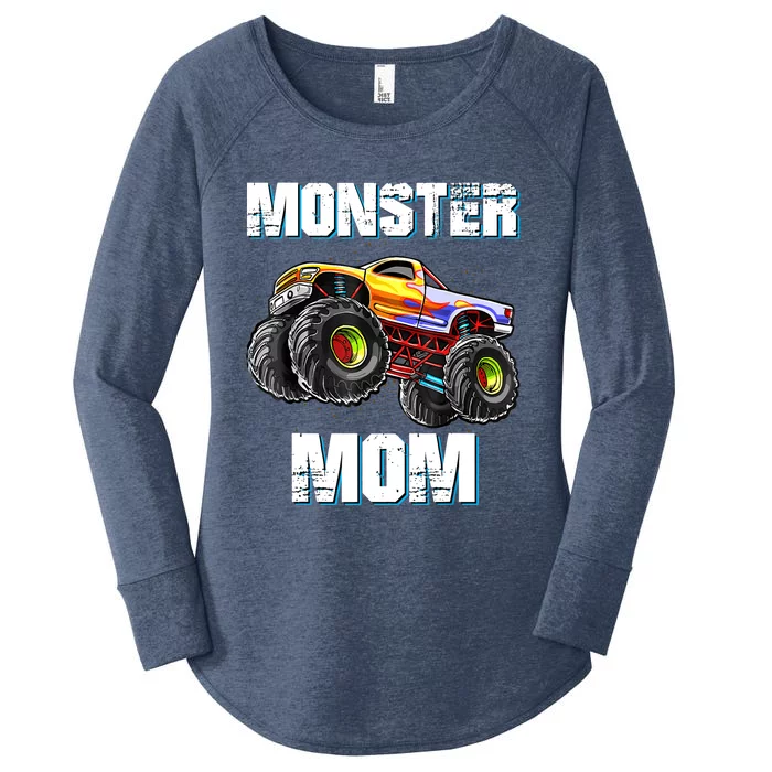 Monster Truck Mom Women's Perfect Tri Tunic Long Sleeve Shirt