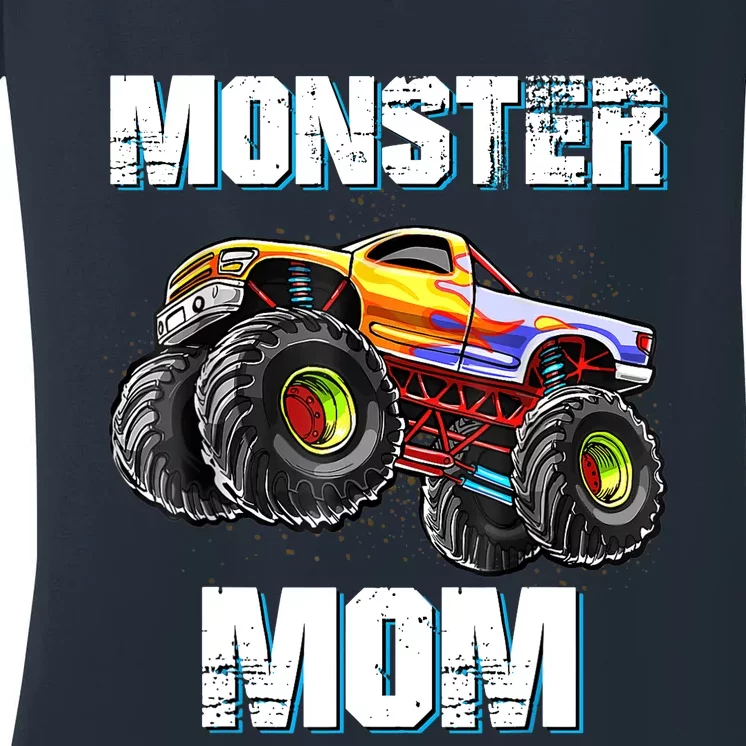 Monster Truck Mom Women's V-Neck T-Shirt