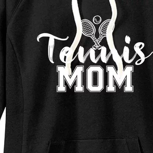 Mother Tennis Mom Funny Tennis Gift For Mothers Day Gift Women's Fleece Hoodie