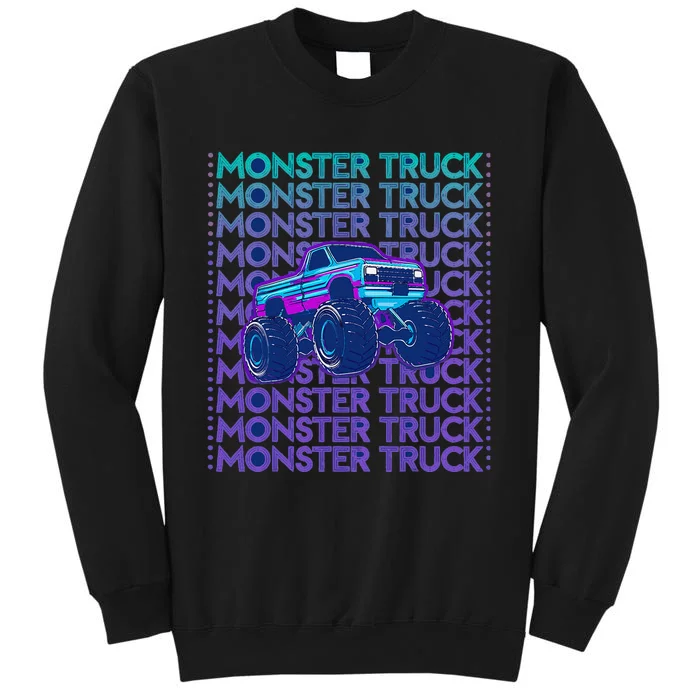 Monster Truck Tall Sweatshirt