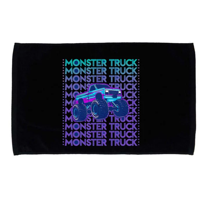 Monster Truck Microfiber Hand Towel