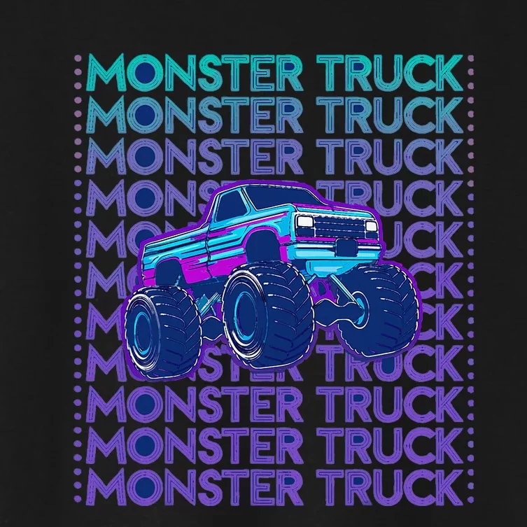 Monster Truck Women's Crop Top Tee