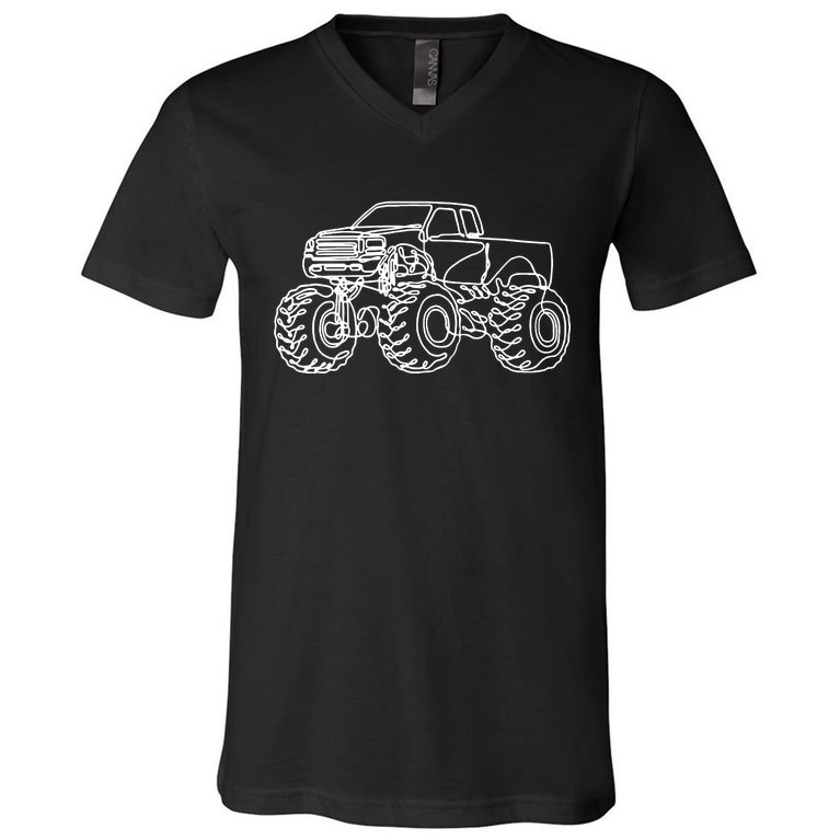 Monster Truck V-Neck T-Shirt