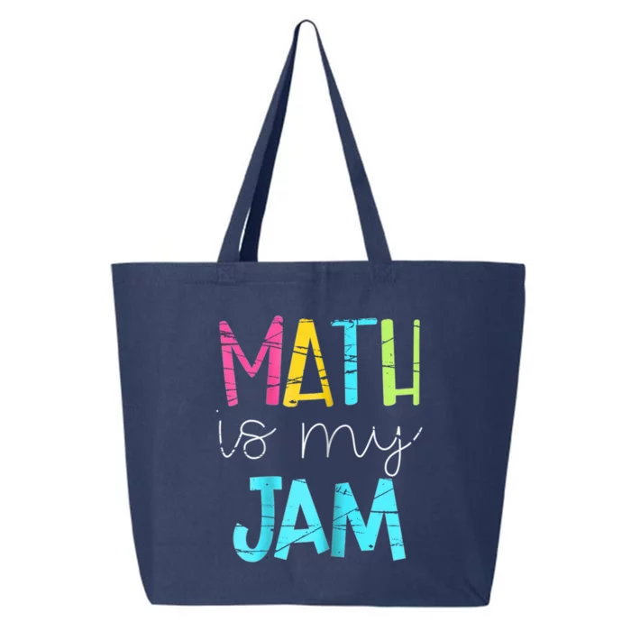 Math Teacher Math Is My Jam Gift 25L Jumbo Tote