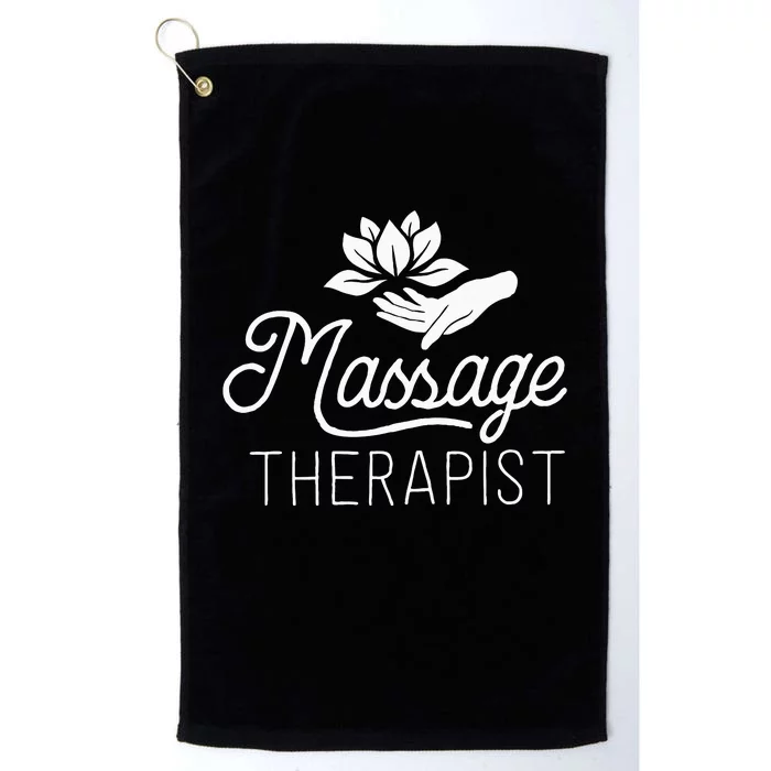 Massage Therapist Massage Therapy Gift Spa For Wo Platinum Collection Golf Towel