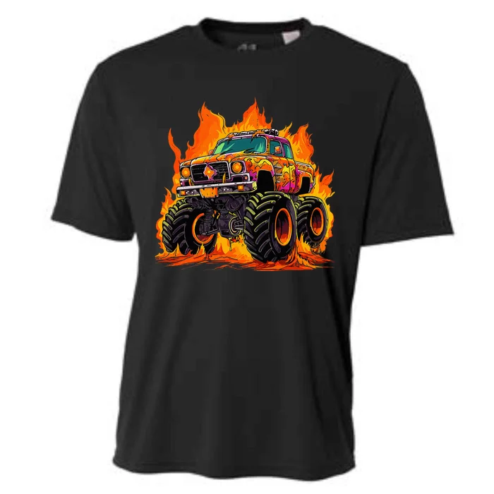 Monster Truck Cooling Performance Crew T-Shirt