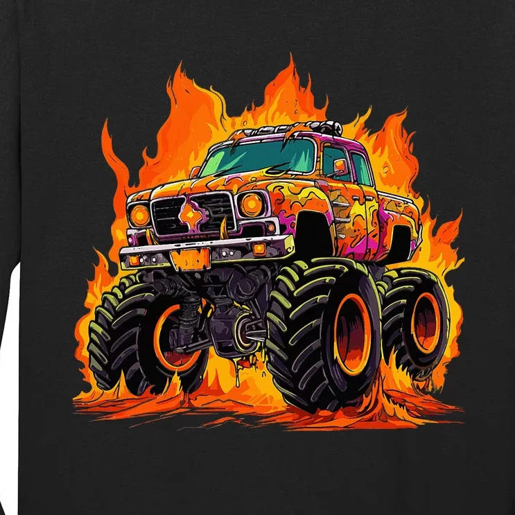 Monster Truck Tall Long Sleeve T-Shirt