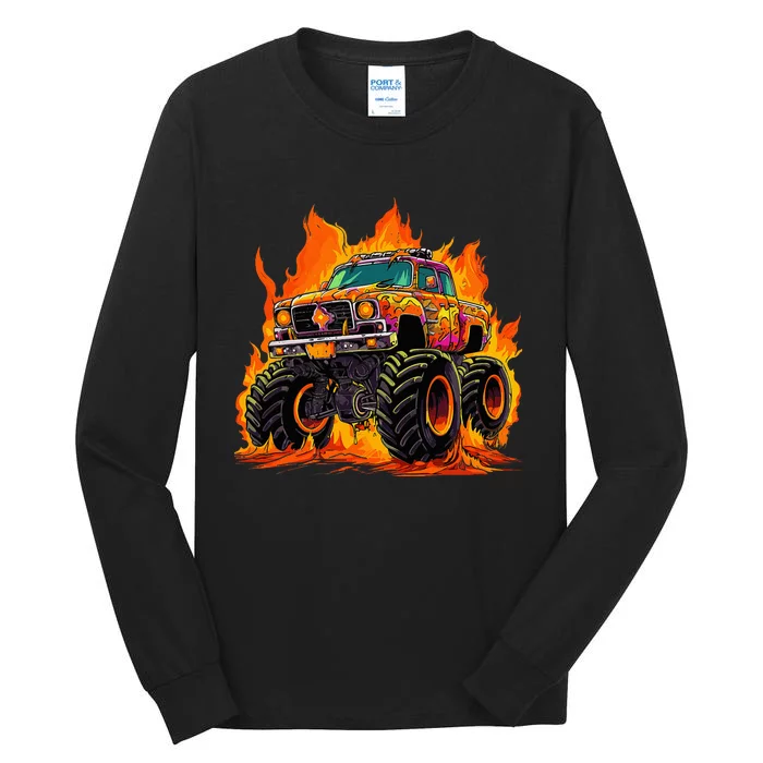 Monster Truck Tall Long Sleeve T-Shirt