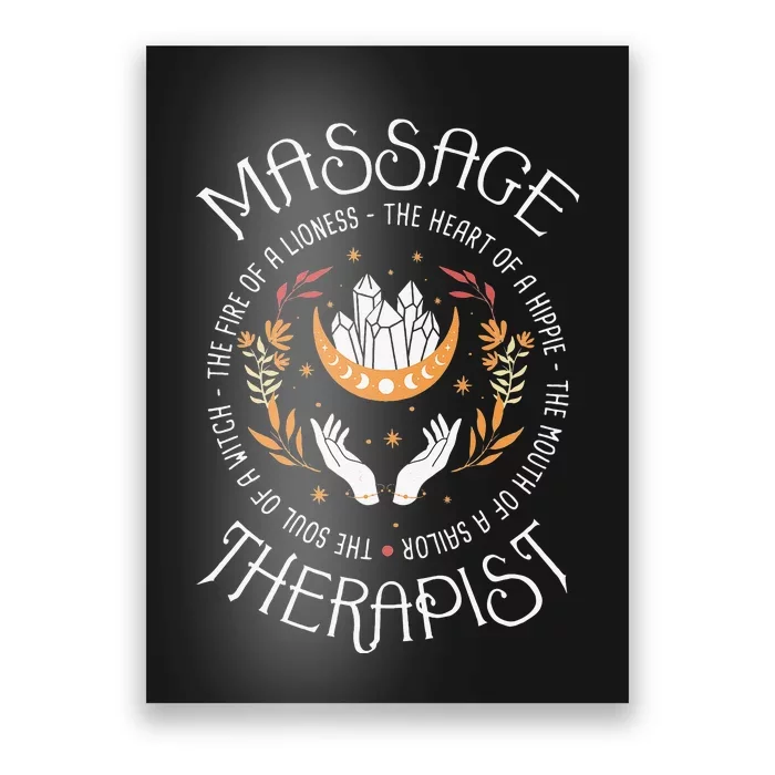 Massage Therapist Masseuse Massage Therapy Massotherapist Poster