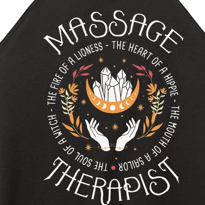 Massage Therapist Masseuse Massage Therapy Massotherapist Women’s Perfect Tri Rocker Tank