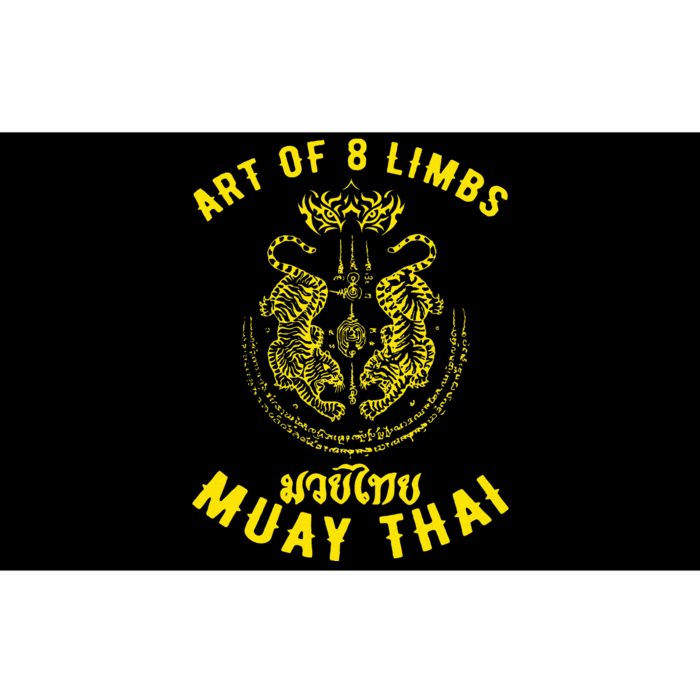 Muay Thai MMA Tiger Street fight Muay Thai Kickboxing Bumper Sticker