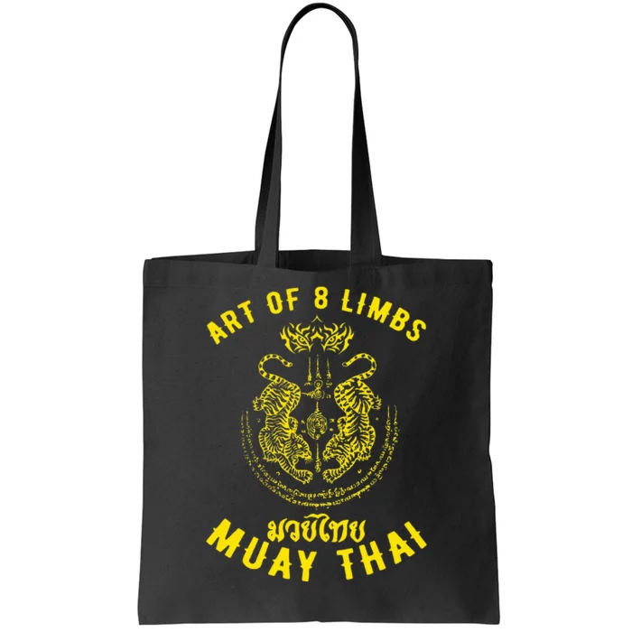 Muay Thai MMA Tiger Street fight Muay Thai Kickboxing Tote Bag