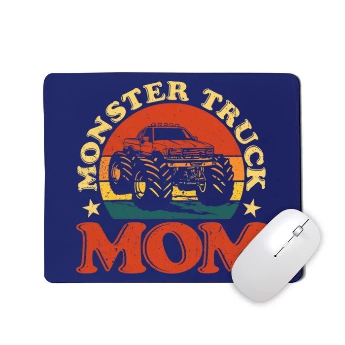 Monster Truck Mom Funny Mother's Day Vintage Monster Truck Mousepad