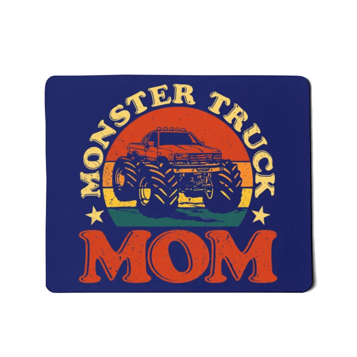 Monster Truck Mom Funny Mother's Day Vintage Monster Truck Mousepad