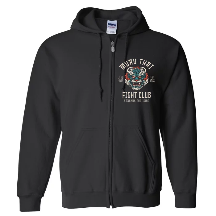 Muay Thai Full Zip Hoodie