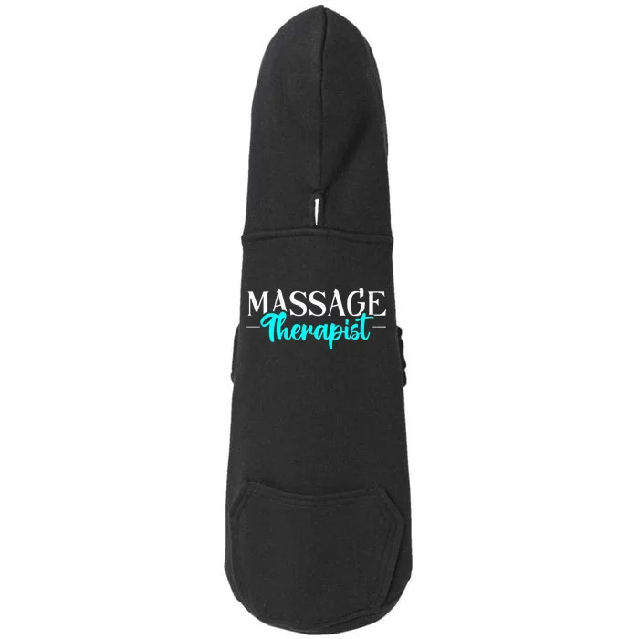 Massage Therapist Massage Therapy Doggie 3-End Fleece Hoodie