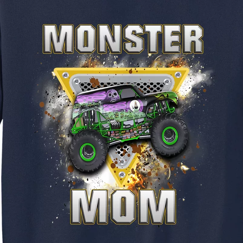 Monster Truck Mom Monster Truck Are My Jam Truck Lovers Tall Sweatshirt