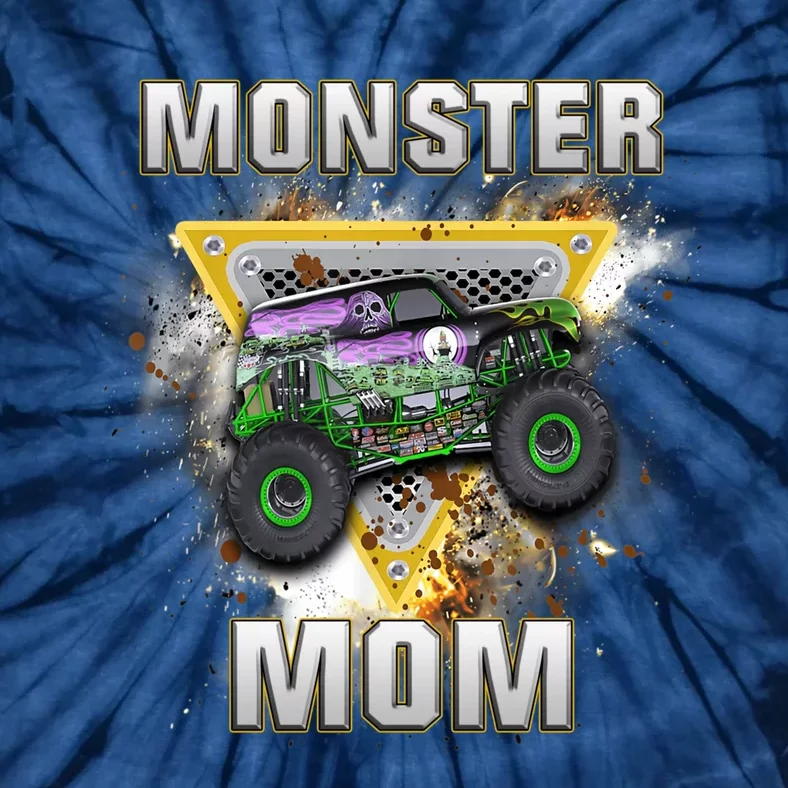 Monster Truck Mom Monster Truck Are My Jam Truck Lovers Tie-Dye T-Shirt