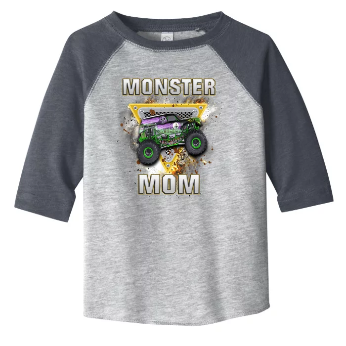 Monster Truck Mom Monster Truck Are My Jam Truck Lovers Toddler Fine Jersey T-Shirt