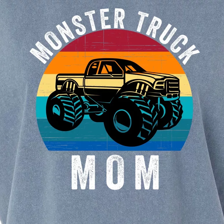 Monster Trucks Mom MotherS Day Moms Love Monster Trucks Too Monster Truck Fan Garment-Dyed Women's Muscle Tee