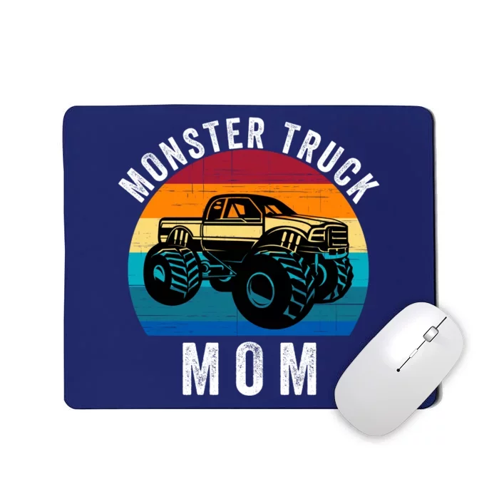 Monster Trucks Mom MotherS Day Moms Love Monster Trucks Too Monster Truck Fan Mousepad