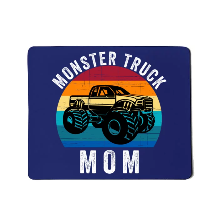 Monster Trucks Mom MotherS Day Moms Love Monster Trucks Too Monster Truck Fan Mousepad