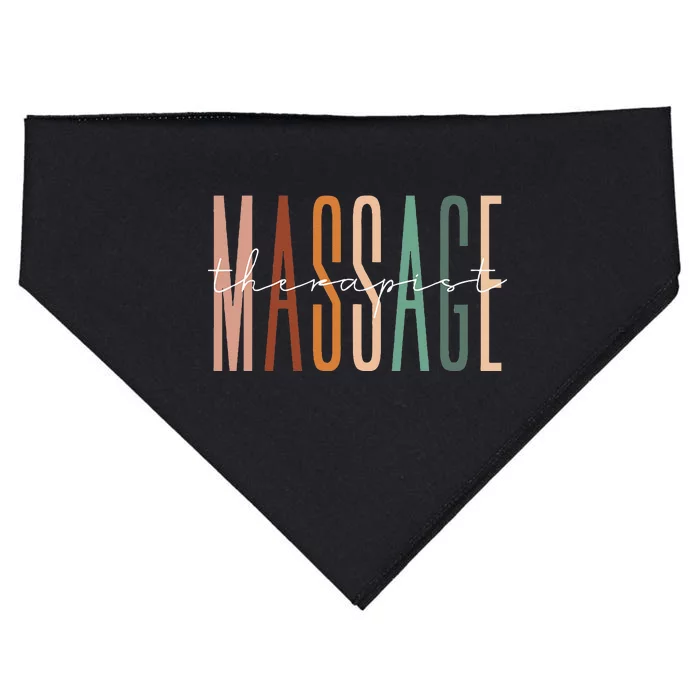 Massage Therapist Muscle Therapy Massage Therapy Squad USA-Made Doggie Bandana