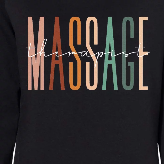 Massage Therapist Muscle Therapy Massage Therapy Squad Womens California Wash Sweatshirt