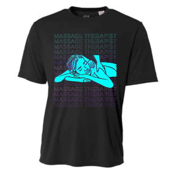 Massage Therapist Masseuse Masseur Therapy Body Treatment Cooling Performance Crew T-Shirt