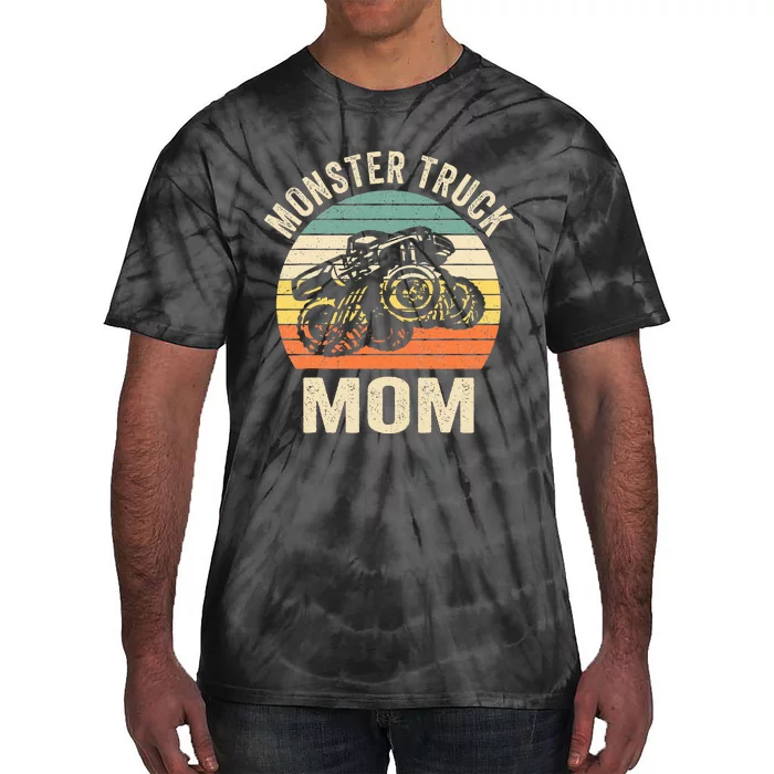 Monster Truck Mom Retro Vintage Monster Truck Tie-Dye T-Shirt