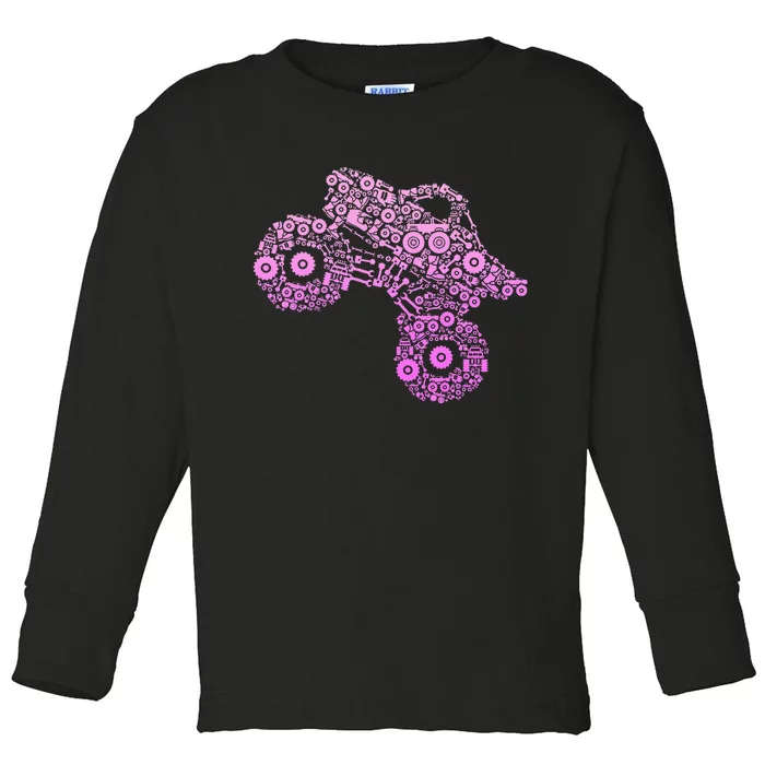 Monster Truck Toddler Long Sleeve Shirt