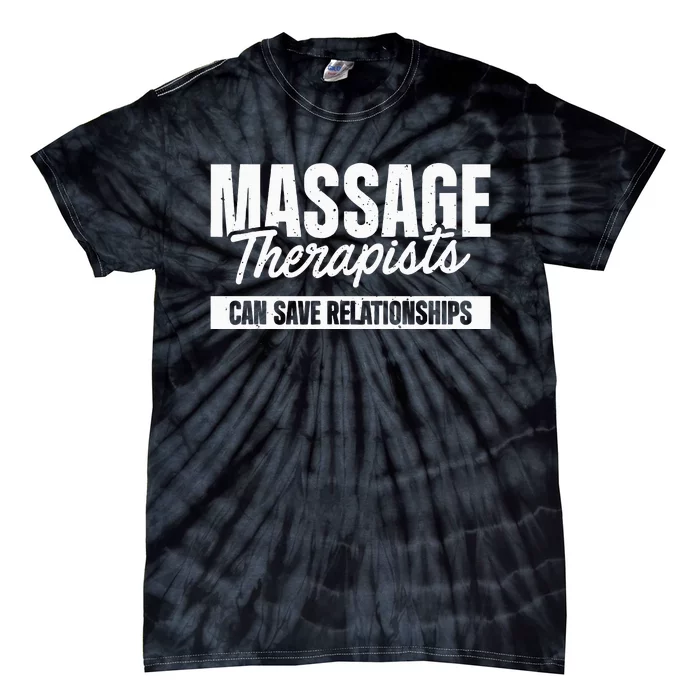 Massage Therapist Tie-Dye T-Shirt