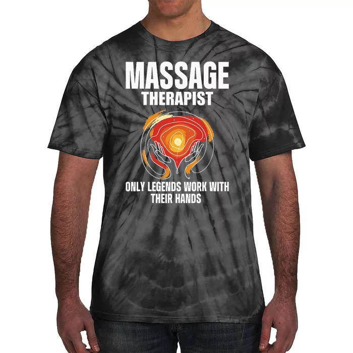 Massage Therapist Tie-Dye T-Shirt