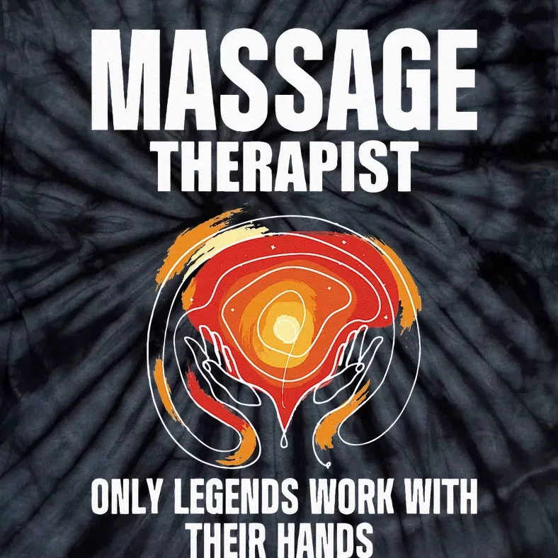 Massage Therapist Tie-Dye T-Shirt