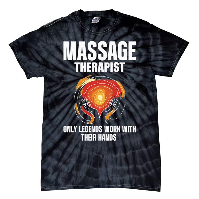 Massage Therapist Tie-Dye T-Shirt