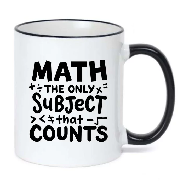 Math Teacher Mathematician Funny Gift Black Color Changing Mug