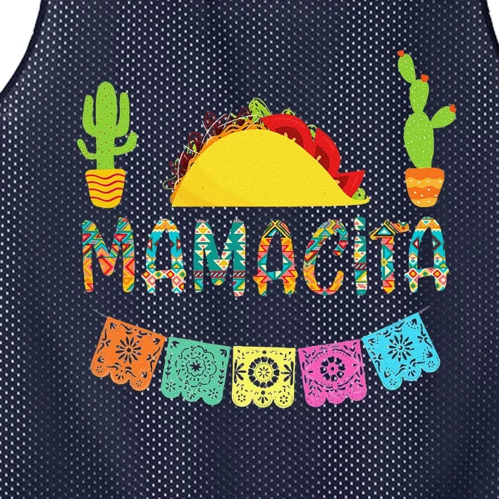 Mamacita Taco Mexican Fiesta Cactus Cinco De Mayo Gift Mesh Reversible Basketball Jersey Tank