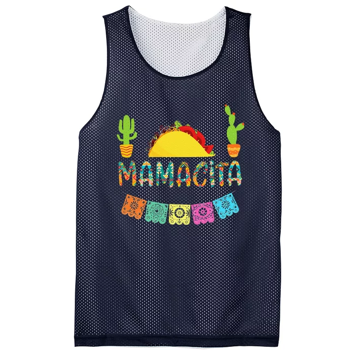 Mamacita Taco Mexican Fiesta Cactus Cinco De Mayo Gift Mesh Reversible Basketball Jersey Tank