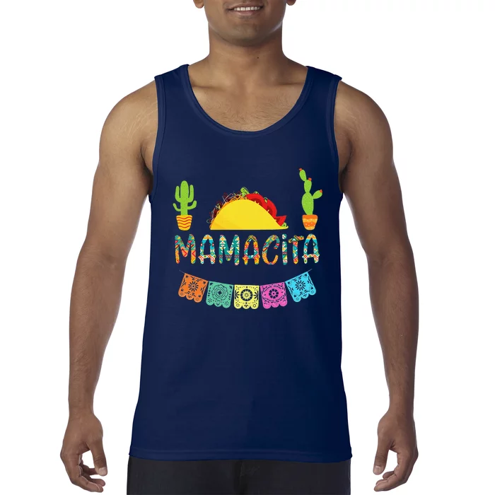 Mamacita Taco Mexican Fiesta Cactus Cinco De Mayo Gift Tank Top