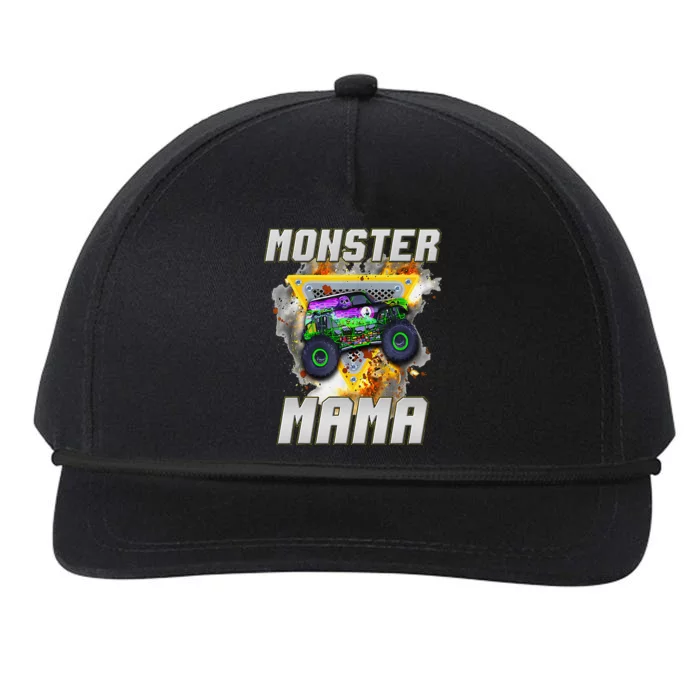 Monster Truck Mama Monster Truck Are My Jam Truck Lovers Snapback Five-Panel Rope Hat