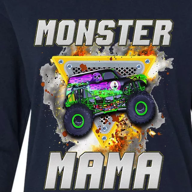 Monster Truck Mama Monster Truck Are My Jam Truck Lovers Womens Cotton Relaxed Long Sleeve T-Shirt