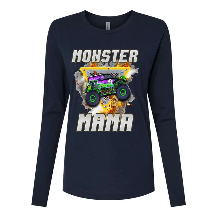 Monster Truck Mama Monster Truck Are My Jam Truck Lovers Womens Cotton Relaxed Long Sleeve T-Shirt