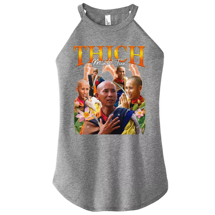 Monk Thich Minh Tue Bootleg Women’s Perfect Tri Rocker Tank