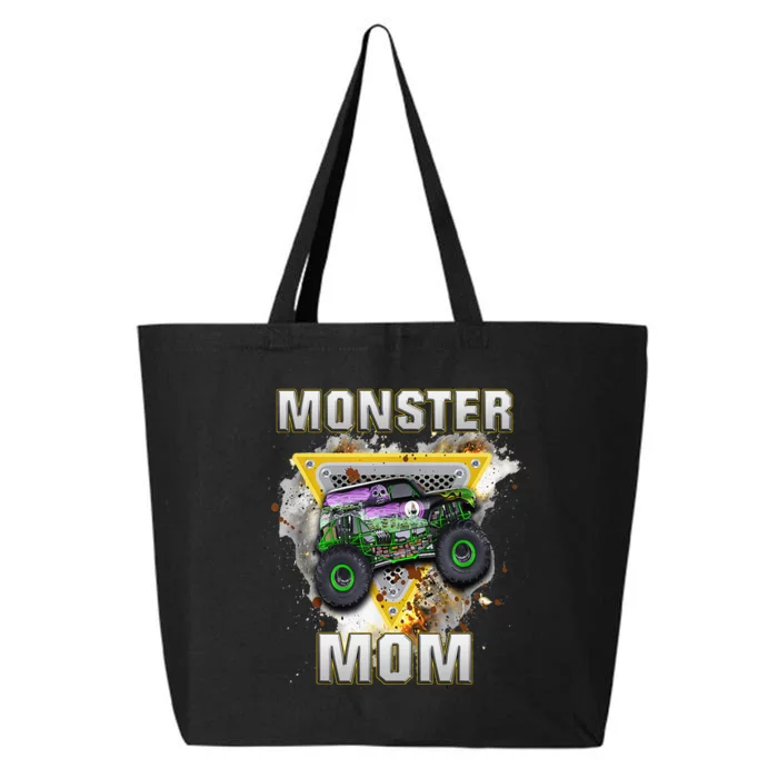 Monster Truck Mom Monster Truck Are My Jam 25L Jumbo Tote