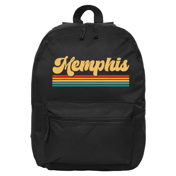 Memphis Tennessee 16 in Basic Backpack