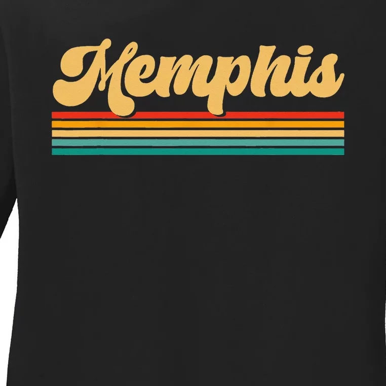 Memphis Tennessee Ladies Long Sleeve Shirt