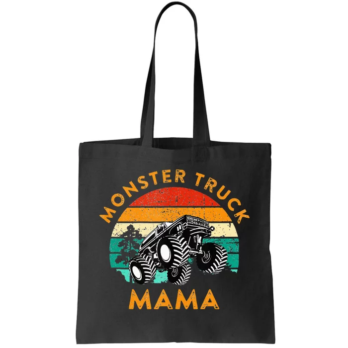 Monster Truck Mama Retro Vintage Style Monster Truck Tote Bag