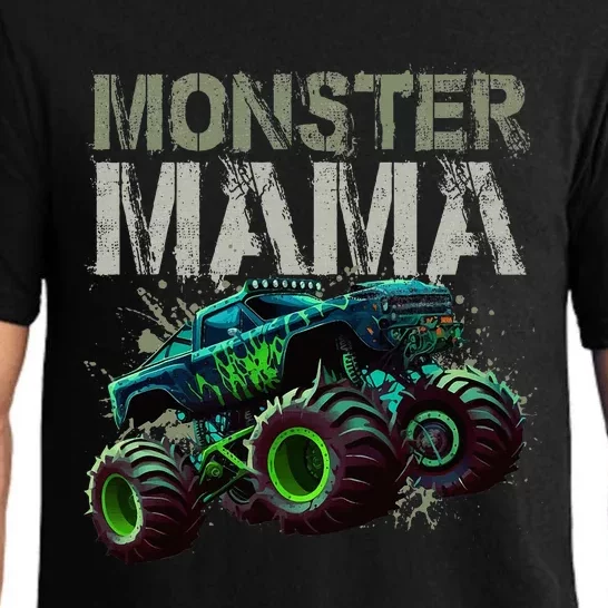 Monster Truck Mama Family Matching Monster Truck Lovers Pajama Set