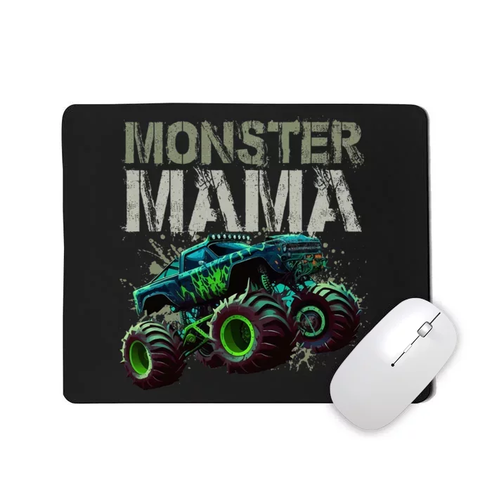 Monster Truck Mama Family Matching Monster Truck Lovers Mousepad